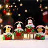 Nuevo producto transfronterizo: bola de cristal navideña mini, una idea de regalo creativa, temática de Papá Noel, al por mayor para exportación, artículo de regalo pequeño