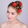 Jiaozhou Yangko tocado abanico apertura danza plaza danza cuadrada tocado de plaza danza clásica folclórica latina actuación de danza cuadrada por Mai Taibao