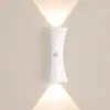 Lámpara de Pared Reloj de Arena Exclusiva Transfronteriza, Luz Nocturna con Sensor de Movimiento Corporal, No Requiere Cableado, Base Magnética, Regulable