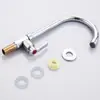 Grifo de Cocina Universal Giratorio de Tubo Único para Lavabo de Verduras Purificador de Agua para Fregadero Grifo Monomando Frío de Acero Inoxidable para Balcón
