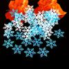 Decoración Navideña Transfronteriza Copos de Nieve Confeti para Lanzar Fiesta de Bodas DIY Copos de Nieve Falsos Fabricante de Accesorios Navideños