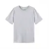 Camiseta Básica de Manga Corta de Color Sólido Estilo Japonés 190g Algodón Peinado Blanco Unisex Camiseta Exterior Blanco Puro