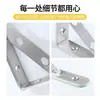 Suporte triangular de aço inoxidável suporte de parede suporte de prateleira de ângulo reto fixo suporte de camada divisória suporte de carga tripé