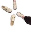 Sandálias transfronteiriças femininas verão 2024 bico fechado sandálias de duas vias uso externo feminino verão respirável sapatos com furos para gestantes