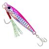 Casting de Larga Distancia Señuelo de Placa de Hierro Láser de Cinco Colores 10G-60G Señuelo de Pez de Plomo Gancho Único Gancho con Ranura de Sangre Señuelo de Pesca para Exteriores