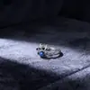 Anillo de Cristal de Luna de Piedra Caliza Elástico, Joyería Vintage Sencilla para el Trabajo para Hombres y Mujeres, Accesorio Versátil para el Día a Día