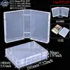 Caja de Almacenamiento de PP Extra Grande de 40 cm de Largo Caja de Almacenamiento de Mantel de Papel de Dibujo Personalizado Caja de Herramientas Transparente Larga