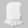 Sombrero tipo turbante protector del cuello de una sola pieza multicolor disponible, pañuelo versátil de algodón suave y sedoso, sombrero pullover para mujer malaya