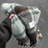 Colección de Bufandas de Mohair de Color Sólido de Otoño e Invierno, Bufandas Atmosféricas Estilo Coreano, Bufandas Chal Ampliadas y Engrosadas al por Mayor