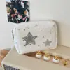 Bolsa de almacenamiento con forma de estrella estilo coreano, alto valor estético, portátil para salidas, bolsa de almacenamiento para cosméticos, labiales, artículos varios y monedas