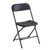 Silla plegable para uso doméstico, sala de conferencias, silla de comedor, asientos para público de conciertos, silla de espera para restaurante, silla plegable de plástico simple