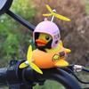 Lindo Pato Amarillo Submarino Adornos de Pato para Coche Motocicleta Autopropulsada Motocicleta Eléctrica Adornos de Coche a Batería Accesorios