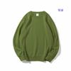 AG otoño e invierno Nuevo suéter polar de cuello redondo para hombre, suéter universal de color sólido, ropa de trabajo personalizada, camisa cultural con LOGO estampado