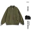 M-8XL2025 Jaqueta de Baseball com Gola Redonda para Primavera e Outono Jaqueta Masculina Nova Marca de Moda Estilo Americano Retrô Casual Versátil Máquina