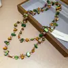 Collar Redondo de Concha Estilo Isla Romántico, Lujo Ligero y Sensación de Alta Gama, Cadena para Clavícula, Accesorio Versátil de Nicho para Vacaciones en la Costa para Mujeres