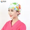 Gorro Quirúrgico Estampado Femenino Algodón Puro Gorro de Enfermera Gorro Baotou Nacido de la Luna Doctor de Clínica Dental y Estomatológica Gorro de Trabajo Masculino