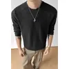 2026 HT26438 Comprimento Estendido Outdoor Plus Size Gola Redonda Estruturada Manga Longa Camiseta M-5X HT26713-Especial P20