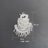 Accesorios de imán para refrigerador de la etnia Miao, piezas estilo chino de fénix y mariposa imitación plata, estilo étnico de plata Miao de nicho, pavo real, área escénica de Guizhou