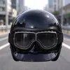 Gafas Kading gafas retro gafas de motocicleta gafas protectoras gafas Harley gafas T13 marco plateado