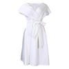 Amazon transfronterizo eaby Vestido sexy de línea A con vuelo grande para mujer europea y americana, sexy con escote en V profundo, vestido africano, vestido de noche