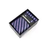 Set de Regalo de Corbata para Hombre, Corbata de Gama Alta, Corbata de Poliéster Seda Bordada, En Stock, Personalización de Logo, Corbata Atada a Mano