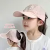 Sombrero de Verano para Niños, Gorra de Béisbol Delgada de Secado Rápido, Gorro de Media Cabeza, Lindo Sombrero de Sol para Bebés, Estilo Dulce