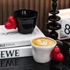 Bonito Regalo de Inauguración de Casa, Taza de Café con Forma de Corazón, Taza de Cerámica, Taza Linda y Creativa para la Sala de Estar, Par de Tazas para Pareja