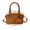Moda Otoño/Invierno 2026 Bolso de Felpa Nuevo para Mujer Bolso de Hombro Único para el Viaje Diario con Sensación de Alta Gama Bolso Cruzado Elegante y Versátil