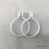 Anillo de Gancho y Bucle para Mosquitero de Ventana Anillo para Cortina Anillo Colgador para Barra Romana Hebilla para Cortina de Barra Romana Accesorios