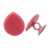 Cepillo Facial de Silicona, Cepillo de Limpieza Manual con Ventosa para Ducha, Cepillo de Labios Portátil, Cepillo Limpiador de Cuidado de la Piel con Forma de Corazón para Bebé