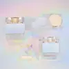 Material de Embalagem Cosmética Tampa de Acrílico Frasco para Loção Essencial Elegante 100ml Frasco para Creme Facial Elegante Atacado