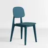 Silla de Plástico con Respaldo Creativo Macaron Nórdico para Uso en Casa, Silla de Comedor de Lujo Ligero, Silla de Ocio Moderna y Simple, Apilable