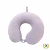 Almohada de Espuma Viscoelástica de Color Sólido en Forma de U, Almohada Redonda de Viaje para el Cuello, Almohada de Espuma Viscoelástica en Forma de U al por Mayor con Impresión de Logo