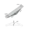 Ángulo Extruido Asiento de Ángulo de Aluminio Engrosado Código de Ángulo de Aluminio Pieza de Ángulo de Aluminio de 90 Grados Conector de Perfil de Aluminio 4080 Ángulo de Aluminio Reforzado 4040 Otros