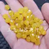 18 cores flor de jade flutuante Contas de jade com múltiplas faces Contas soltas de jade Verde Dourado azul açúcar Violeta Jade Dongling Contas lapidadas azul safira