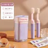 Vaso para Enjuague Bucal de Viaje, Caja de Almacenamiento para Artículos de Tocador, Vaso Portátil para Cepillado de Dientes para Viajes y Viajes de Negocios, Vaso de Enjuague Bucal Dopamina