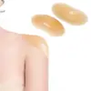 Hombreras autoadhesivas de silicona, invisibles, sin costuras, hombreras antideslizantes, hombreras de ángulo recto desmontables, unisex, hombreras antideslizantes