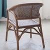 Cadeira de Vime Todo-Planta Estilo Retrô para Casa Cadeira de Vime Estilo Wabi-Sabi B&B Varanda Sofá Cadeira de Vime Ágata Indonésia