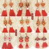 Precio de fábrica, puesto de Festival de Primavera de cabello liso, colgante de cuerda larga, bolsita, Festival del Bote del Dragón, collar, joyería
