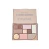 Paleta de sombras de ojos de color maestro a juego suministro directo de fábrica color mate nacarado - súper pigmentación sin caída de polvo maquillaje a prueba de agua y sudor herramienta de maquillaje de belleza portátil con ventosa magnética sombra de ojos