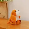 Juguete de Peluche Capibara Animal Juego de Lanzar Anillos con Tirador Trasero Tortuga Capibara Peluche que Abraza la Muñeca Rata de Agua Muñeca de Lanzar Anillos