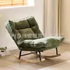 Sofá reclinable perezoso personalizado, sofá de ocio que se puede reclinar para dormir, cómodo y suave, sillón mecedor de tela para dormitorio completamente envuelto