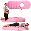 Colchoneta Inflable para Maternidad Colchón de Dormir de PVC Colchoneta para Acostarse Almohada Cóncava de Felpa Engrosada para Interiores Tipo 0