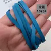 Material de felpa de un lado cordón de cuero gamuzado 5 mm felpa cordón de felpa de un lado imitación accesorios para joyería DIY un metro tira de cuero accesorios para pendientes
