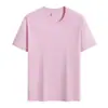 Camisa cultural de cuello redondo, algodón 180g, para actividades de team building en grupo, camisa publicitaria para eventos de colores dulces, ropa de trabajo, camiseta de cuello redondo al por mayor