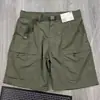 Nuevos Pantalones Cortos de Verano para Hombre de Secado Rápido y Transpirables Estilo Japonés con Cinturón de Hebilla y Múltiples Bolsillos para Ropa de Trabajo y Deportes Casuales