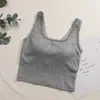Dropshipping Novo Estilo Primavera e Verão Top Cropped Feminino Slim-Fit com Renda Integrada e Bojo, Que Pode Ser Usado por Fora