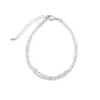 Pulsera Cuadrada de Circonita de Venta Caliente Transfronteriza Europea y Americana con Piedras Preciosas Microincrustadas Pulsera de Cadena de Muñeca de Moda con Personalidad Hip-Hop para Mujeres
