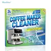 Tabletas efervescentes descalcificadoras para cafetera, manchas de café, suciedad, mantenimiento, limpieza de filtros, tabletas efervescentes, tabletas limpiadoras para cafetera