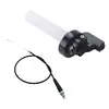 Accesorios para Motocicleta Todoterreno 50-250cc Cable de Acelerador Manillar Puño Giratorio Aceleración Puño Grande Giratorio Cubierta de Manillar de Aceite Ensamblaje de Cable de Tracción